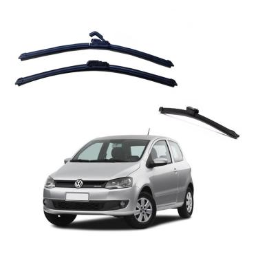 Imagem de Kit Palheta Limpador Parabrisa Para-brisa Volkswagen Fox Crossfox 2003 à 2010