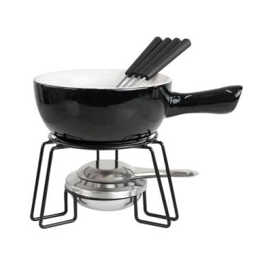 Imagem de Jogo Panela Conjunto Fondue 8 Peças Cerâmica Sofisticado - Casita, Pre