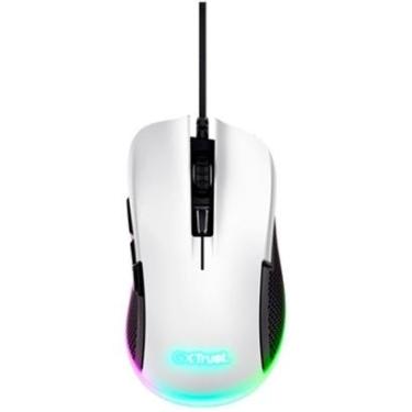 Imagem de Mouse Gamer GXTrust 922W Ybar RGB, 6 Botões, 7200 DPI, USB, Branco - 24730-Unissex