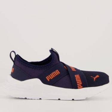 Imagem de Tênis Puma Wired Slip-ON BDP Infantil Marinho-Unissex