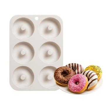 Imagem de Forma Silicone Donuts Mini Pundins Rosquinha 6 Cavidades - Udlandia