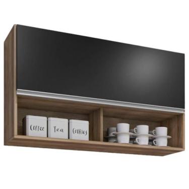 Imagem de Armario Aereo 1 Porta BP Laura 100 cm Eratto Moveis - Milani Store, Fr