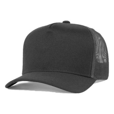Imagem de Kit 2 Bonés Trucker Redinha Tela Aba Curva Cor:GrafiteTamanho:Único - 
