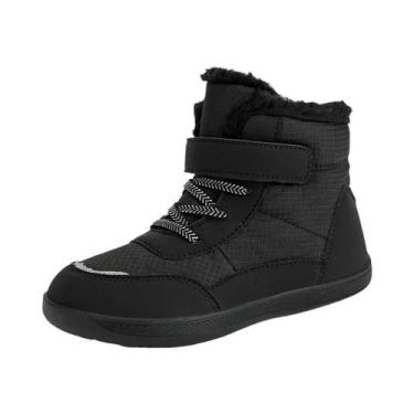 Imagem de Botas De Inverno Para Crianças Com Bico Largo E Estilo Barefoot, Tênis