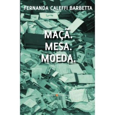 Imagem de Maça. Moeda. Mesa.
