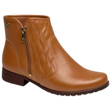 Imagem de Bota Dakota Ankle Boot Vertuo Feminina Cor:CarameloTamanho:36, Caramel