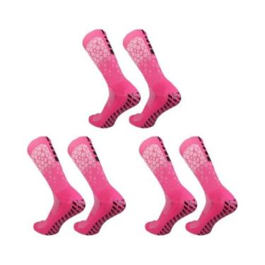 Imagem de Meias De Futebol Respiráveis para Homens E Mulheres, 3 Pares, Gráficos