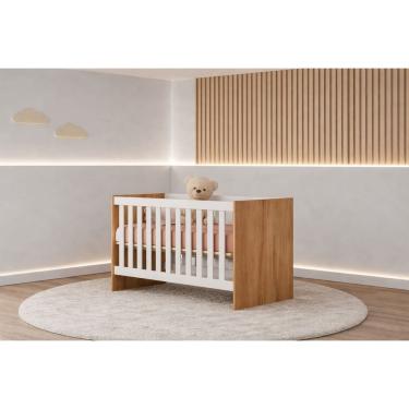 Imagem de Berço que vira Cama com Colchão Candy - MobiBaby