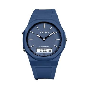 Imagem de Relógio Digital Esportivo Masculino À Prova D'Água TOMI, Relógio Eletr