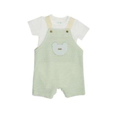 Imagem de Jardineira Grow Up Tigor T Tigre Simplicidade Verde-Unissex