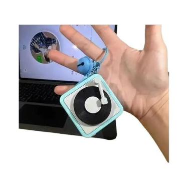 Imagem de Chaveiro Retro De Gravador De Fita, Mini Caixa De Música, Pingente, Or