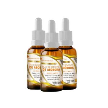Imagem de 3x Óleo Semente de Abobora Com Vitamina E 30ml - Flora Nativa, Sem Sab