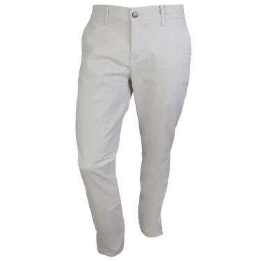 Imagem de Calça Sarja Masculina Ogochi Slim Bege - 7011-Masculino