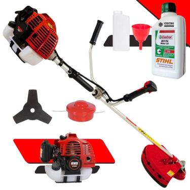 Imagem de Roçadeira Profissional Com ÓLEO STIHL KW52-L KW52L KW52 Kawashima À Gasolina 2T 52cc 2,5HP Alta Performance e Potência