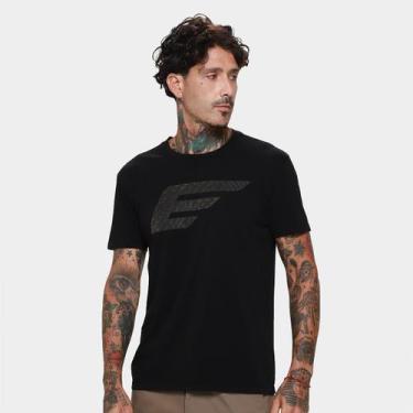 Imagem de Camiseta Ellus Casual Masculina, Preto, G