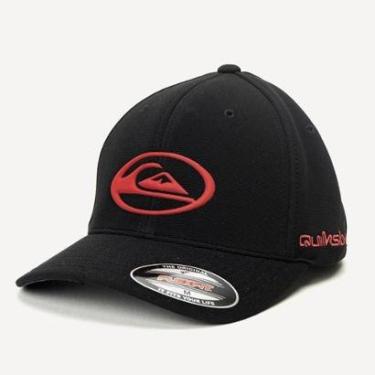 Imagem de Boné Quiksilver Aba Curva Domed Logo Checker SM26-Masculino