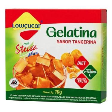 Imagem de Gelatina Em Pó Diet Com Stevia Plus Tangerina Lowçucar 10gr