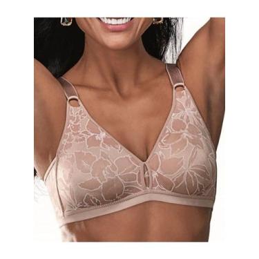 Imagem de Sutiã Sustentação Demillus 061741 Plus Size Sem Bojo Sem Aro Microfibr