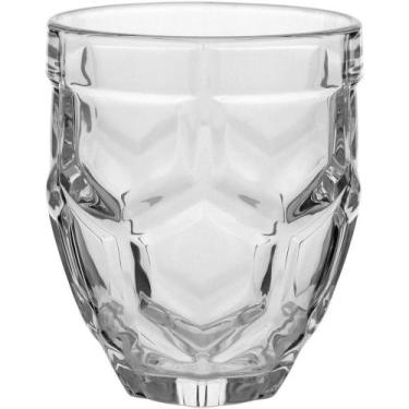 Imagem de Copo Uísque 10X8X8Cm 300Ml Vidro Transp 6Pç - NH