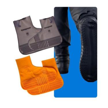 Imagem de Kit 2 Pares Protetor de Calçado Impermeável Silicone Ultraelástico Ant