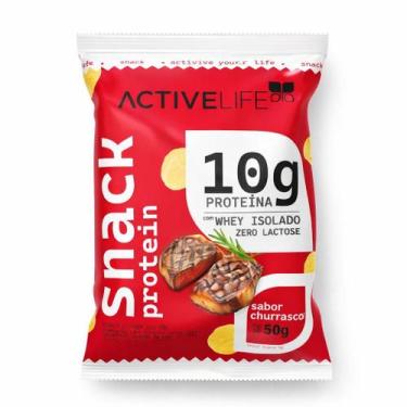Imagem de Active life salgadinho milho proteico churrasco 50g