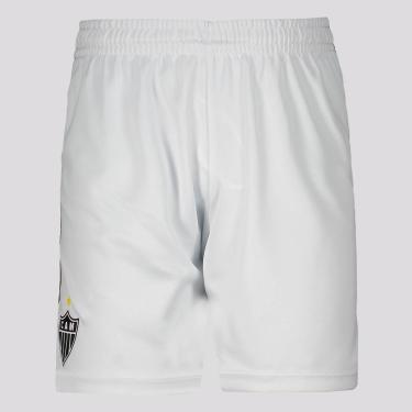 Imagem de Bermuda Atlético Mineiro Wander Infantil Branca-Unissex