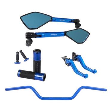 Imagem de Manete Retrovisor Peso Manopla Guidão Falcon Xre Tornado Xlx - Stark R