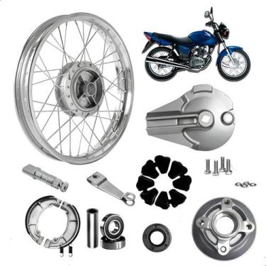 Imagem de Roda Traseira Titan Fan 150 Start Espelho Flange Patim - Tork