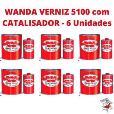 Imagem de Wanda Kit Verniz 5100 PU com Catalisador com 6 Unidades - AkzoNobel