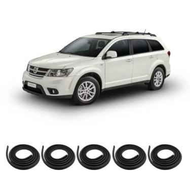 Imagem de Kit Borracha Vedação Das 4 Portas + Borracha Do Porta Malas Freemont 2