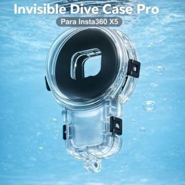 Imagem de Capa de Mergulho Invisível para Insta360 X5 Pro 50m