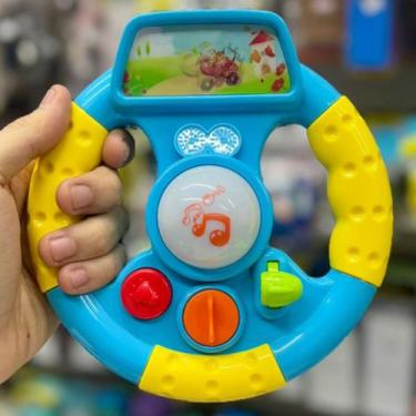 Imagem de Volante Musical Bebê Brinquedo Educativo Interativo Toca de Verdade Co
