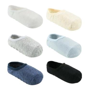 Imagem de Meia sapatilha menino 31 ao 34 básica color 1 par antiderrapante - Pim