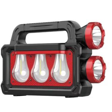 Imagem de Lanterna Recarregável Solar Luz Lateral Tipo C LED para Camping Pesca 