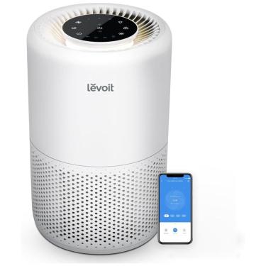 Imagem de Purificador de Ar 3 em 1, para Ambientes até 85m² com Controle por APP e Silencioso que Remove Fumaça, Poeira e Mofo, 110V 26W, LEVOIT
