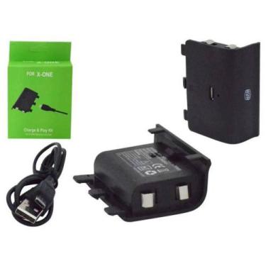 Imagem de Bateria Recarregável E Cabo Usb Para Controle Xbox One - Feir