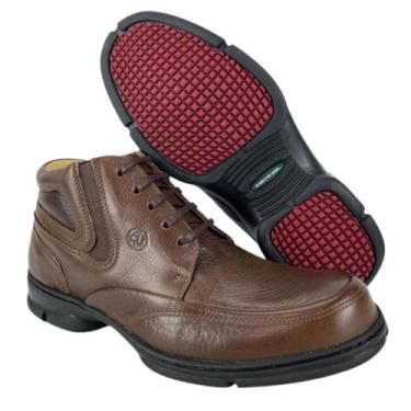 Imagem de Sapato Social Original Anatomic Gel Couro Floater Troy/Furado Brown - 