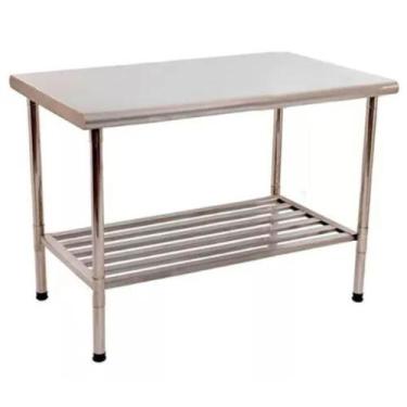 Imagem de Mesa Industrial Multiuso Desmontável Imeca em Inox 430 Grade Inferior 