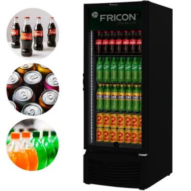 Imagem de Conservador Vertical 402L Expositor LED Total Black VCFM402V Fricon, 1