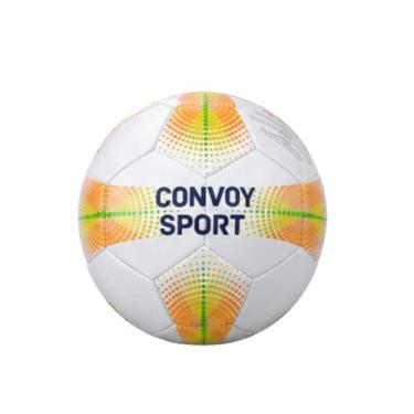 Imagem de Bola Futebol Convoy Sport PVC Tamanho 5 Colorida -, Branco