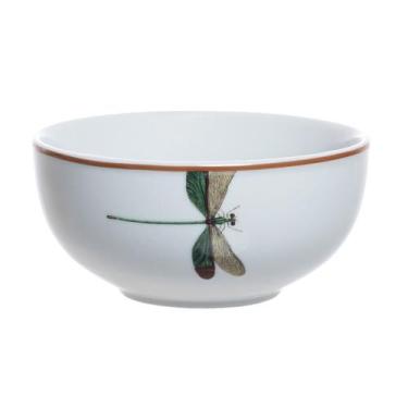 Imagem de Bowl Libélula em porcelana borda marrom 250ml -L Hermitage - L'Hermita