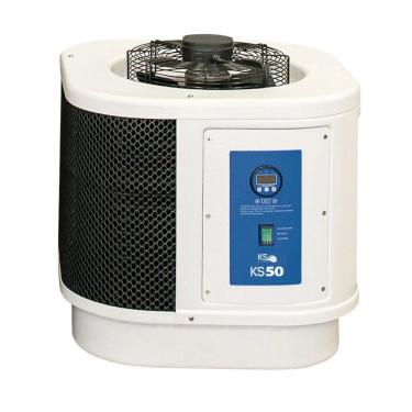 Imagem de Aquecedor Bomba de Calor KS50 para Piscinas Até 50000L Branco KS Aquecedores 220V