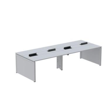 Imagem de Estação de Trabalho Mesa Plataforma Escritório para 4 Pessoas Dupla co