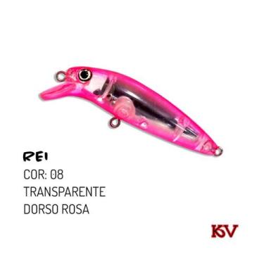 Imagem de Isca Artificial Rei da Kv Meia Água Floating 6,5cm p/ robalo, 8