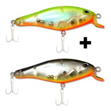Imagem de Isca Papa Todos da KV Artificial meia água 7,5cm kit 2 unid, 4, 5