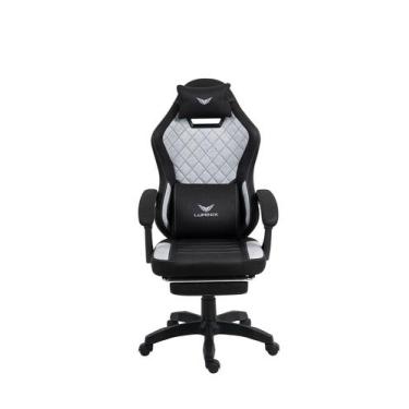 Imagem de Cadeira Gamer Luminix Premium Reclinável Com Apoio Para Pés E Lombar P