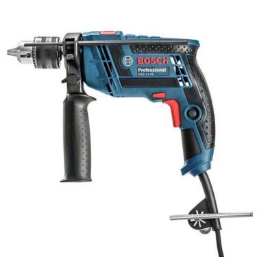 Imagem de Furadeira de Impacto Bosch para Uso Profissional GSB13-RE 650W Preto 110V