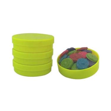 Imagem de 10 Latinha Amarela Pote Sólido Cod. 9503 BWB Festa Lembrancinha Mint T