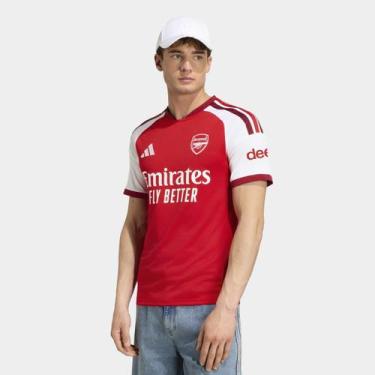 Imagem de Camisa Arsenal Home 26/27 Torcedor Adidas Masculina, Vermelho, M