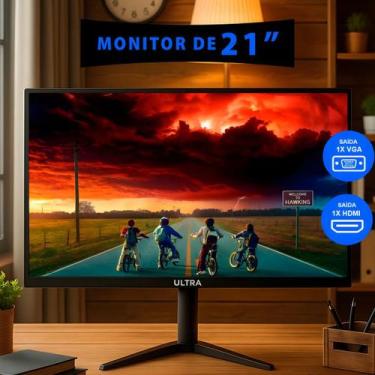 Imagem de Monitor 21.5 Widescreen HD 75Hz HDMI/VGA Bivolt para PC e Escritório -